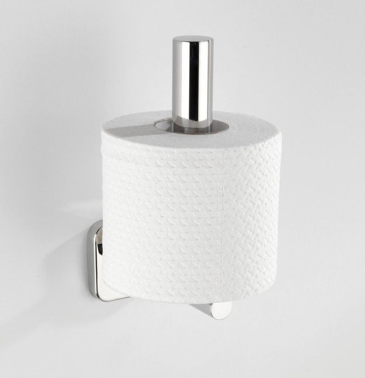 TOILETTENPAPIERHALTER silbern Mezzano 12,5/7,5/18,5 cm - Silberfarben, Metall (7.5/18.5/12.5cm) - Wenko