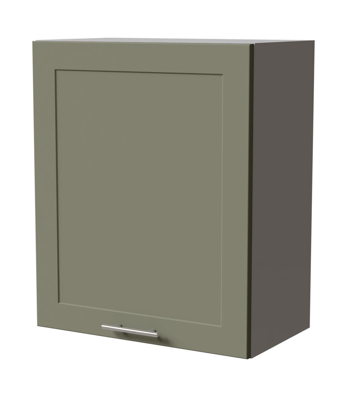 Feldmann-Wohnen Hängeschrank Grün, Grau 60x72x32.5 cm
