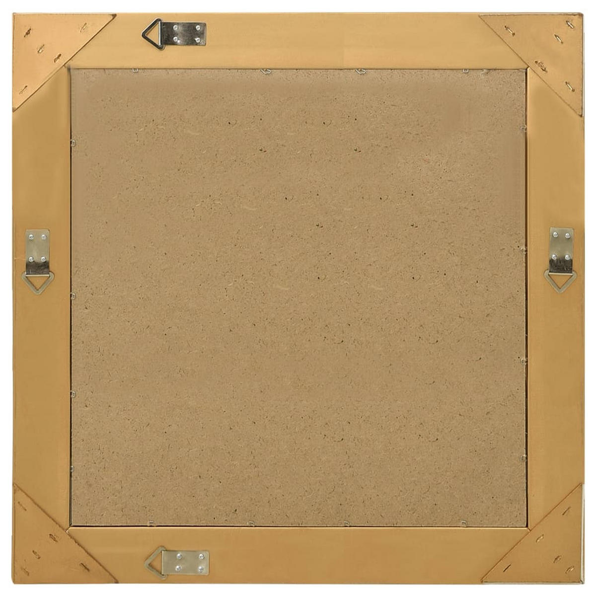 WANDSPIEGEL im Barock-Stil 60x60 cm Golden - Goldfarben, Holz (60/60/60cm) - furnicato