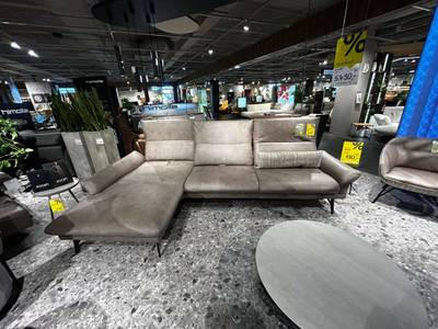 JOOP Ecksofa mit elektrischen Fußteil in Echtleder - Joop! Living