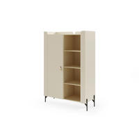 HIGHBOARD SOVI 03 100 / 151 / 42 cm in Macadamia / Eiche Mavelie - Eichefarben/Beige, Holzwerkstoff (100/151/42cm) - Deine Möbel 24