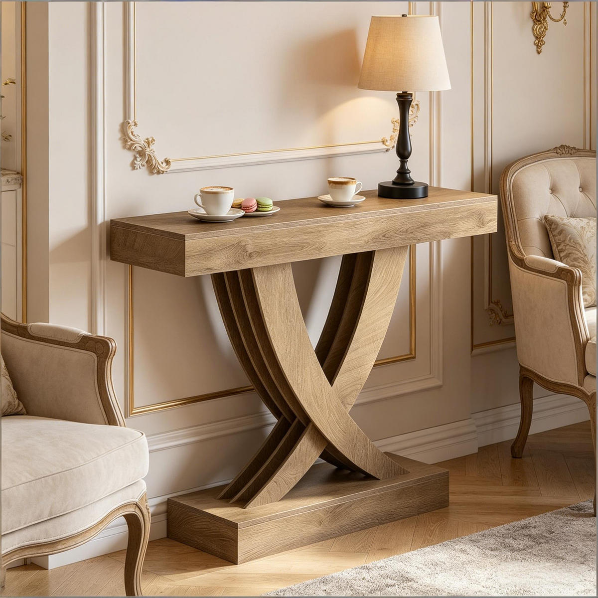 KONSOLENTISCH Braun 110/30/85 cm - Braun, Holzwerkstoff (30/110/85cm) - PANGIVO