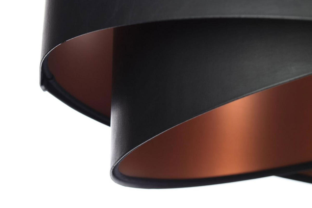 HÄNGELEUCHTE Schwarz 50/23 cm - Schwarz, Kunststoff (50/1/23cm) - ONZENO