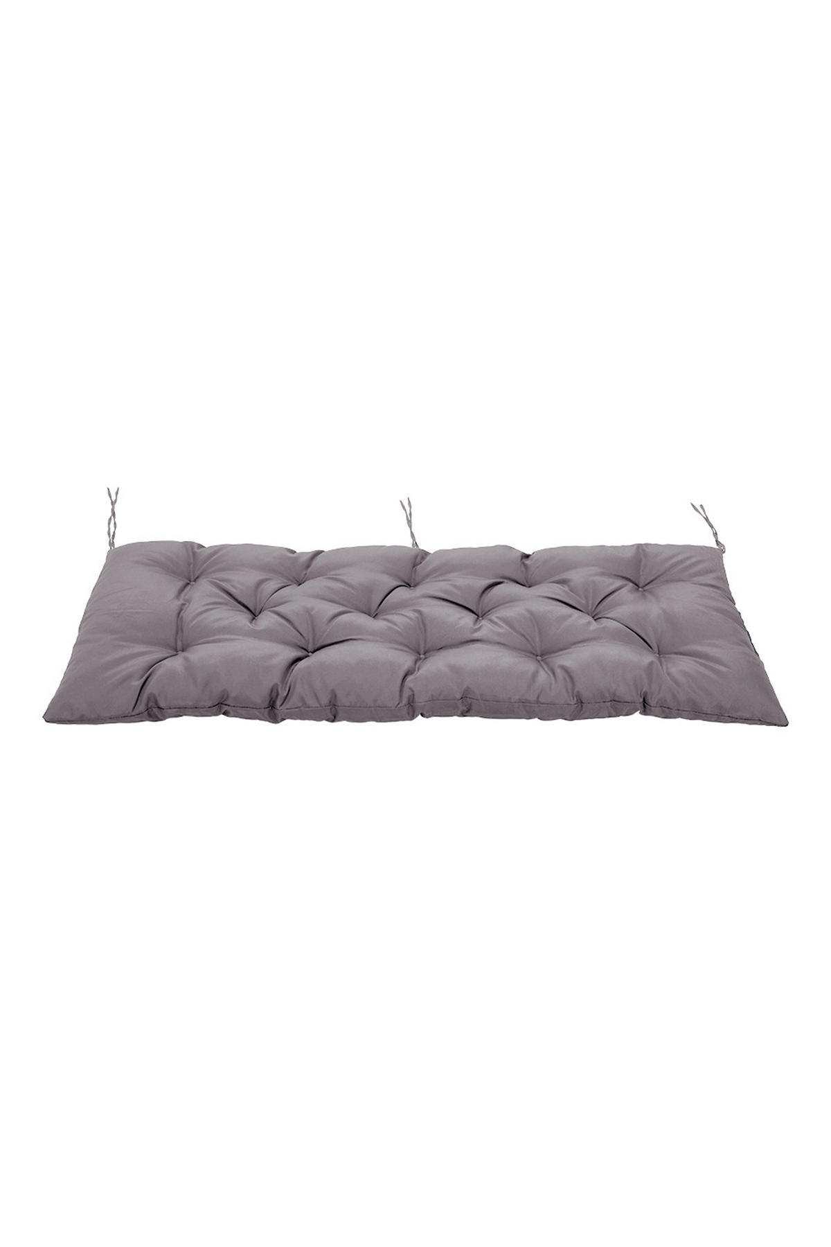 SITZKISSEN für Gartenbänke aus Polyester PP-Baumwolle in Dunkelgrau Leicht und tragbar 120 cm B x 50 cm T - Dunkelgrau, Textil (50/120cm) - Livingandhome
