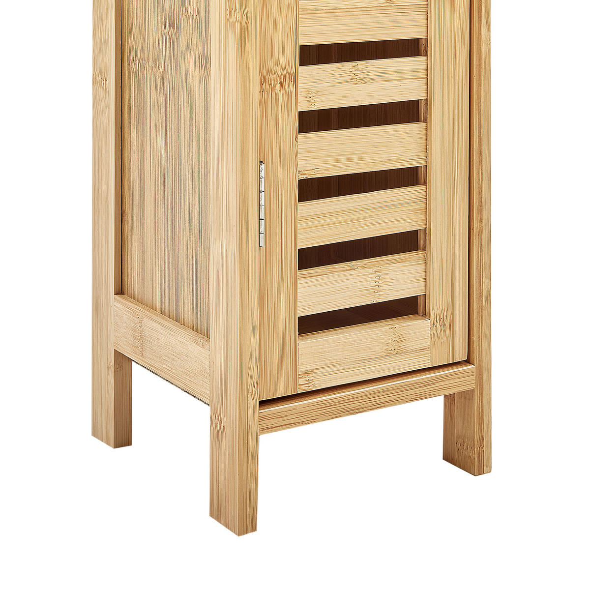 TOILETTENPAPIER-SCHRANK Hellbraun Olathe - Braun, Holz (18/72/17cm) - Beliani