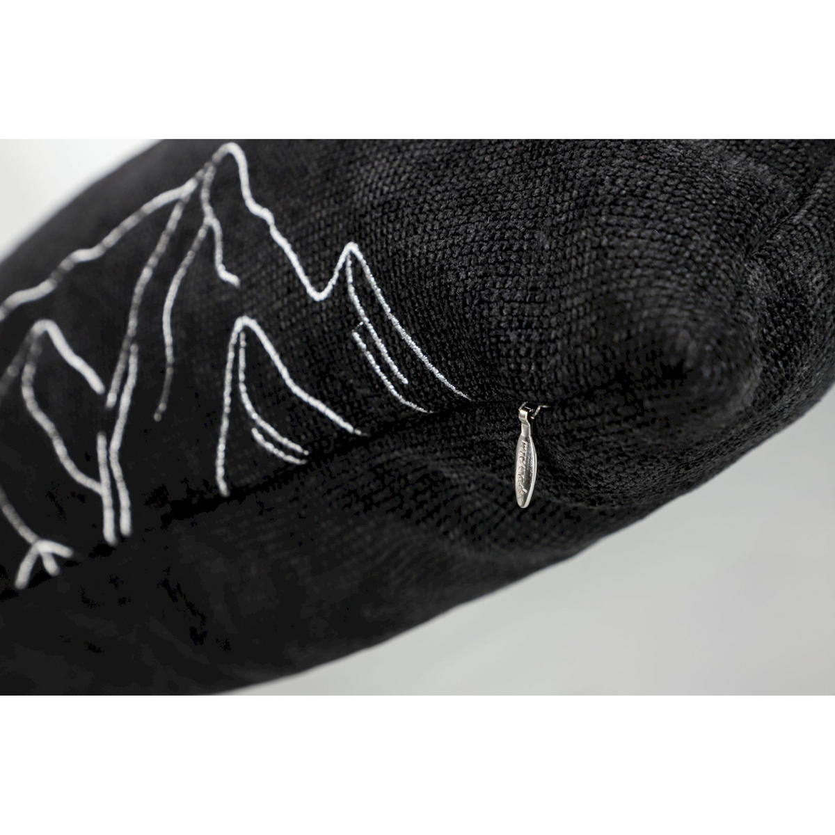 ZIERKISSENHÜLLE DAHEIM - Schwarz, Textil (50/30cm) - Sportalm Kitzbühel