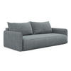 3-SITZER SOFA mit Schlaffunktion Chenille Stoff Blau - Blau/Blaugrau, Kunststoff/Textil (216/86/105cm) - Makamii