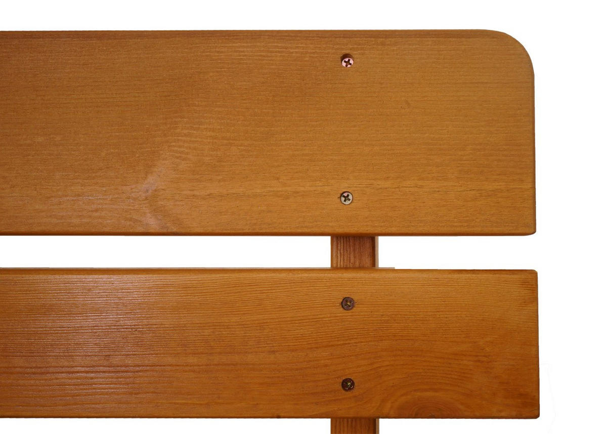 GARTENBANK 86x148x54cm Sitzhöhe 45cm Massiv-Holz 148cm Honigfarben - Gelb, Holz (148/86/54cm) - PROREGAL