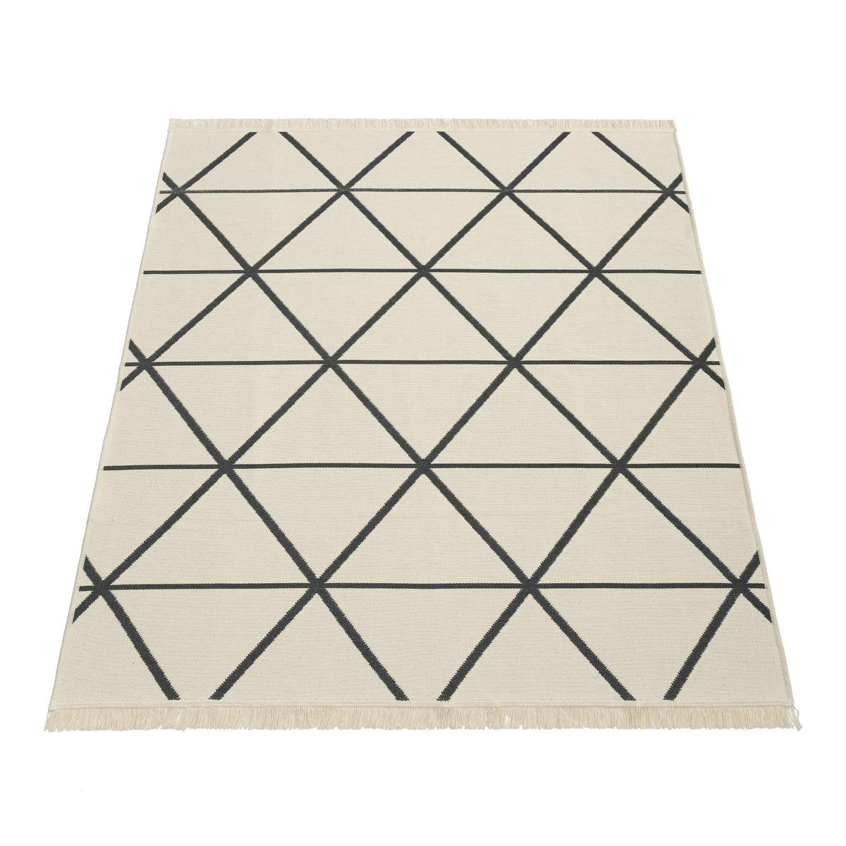 KURZFLORTEPPICH 60/180 cm Skandi 146 - Anthrazit, Textil (60/180cm) - Paco Home