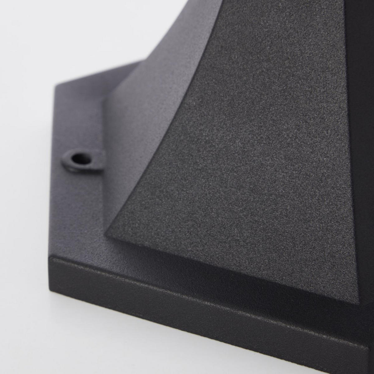 AUSSENSOCKELLEUCHTE Carleen 90988A06 - Schwarz, Metall (16.5/19/36.3cm) - Brilliant