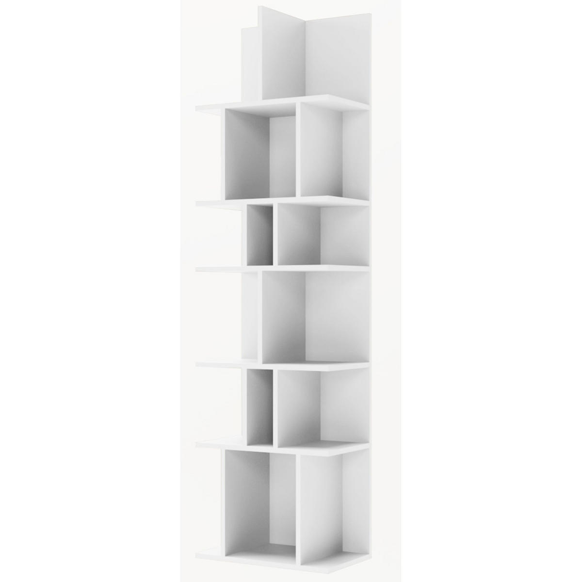 STANDREGAL Bemmi Weiß 180 × 50 cm - Weiß, Holzwerkstoff (50/180/30cm) - Selsey