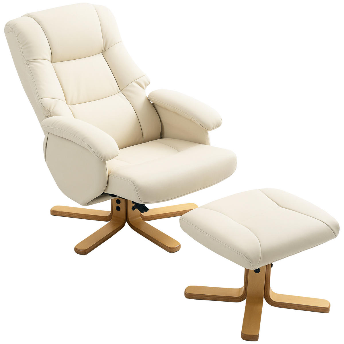 RELAXSESSEL DE-17399 Crème - Creme, Metall (68/94/85cm) - ComfortXL