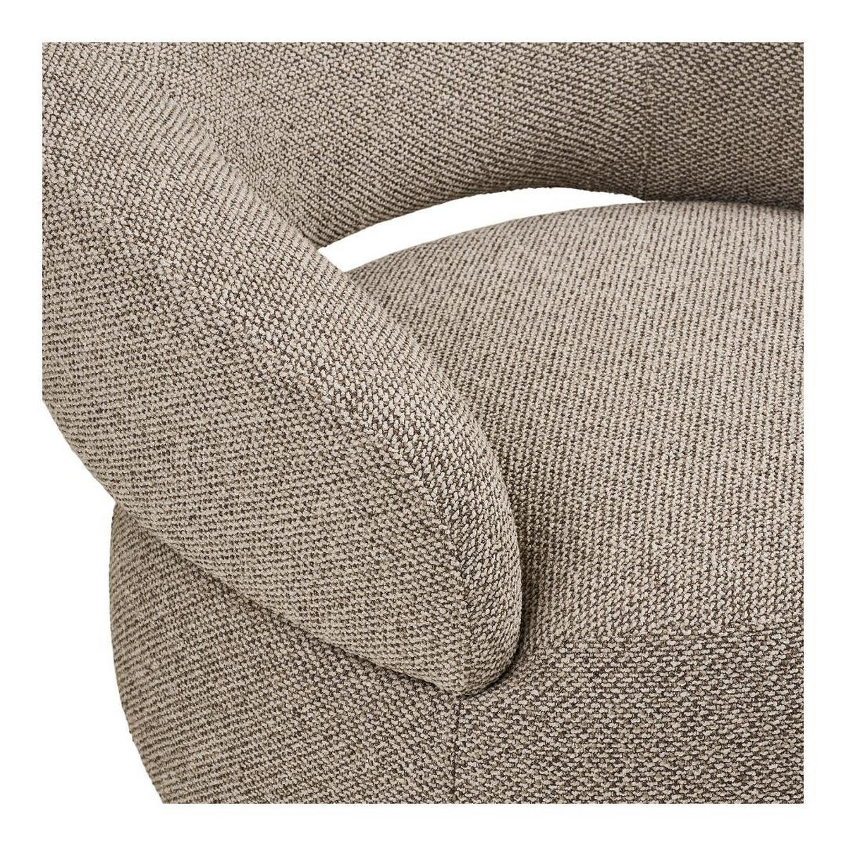 SESSEL, Alma, Sandfarben, Polyester, 83 x 88 x 72 cm - Sandfarben, Textil (83/72/88cm) - ebuy24