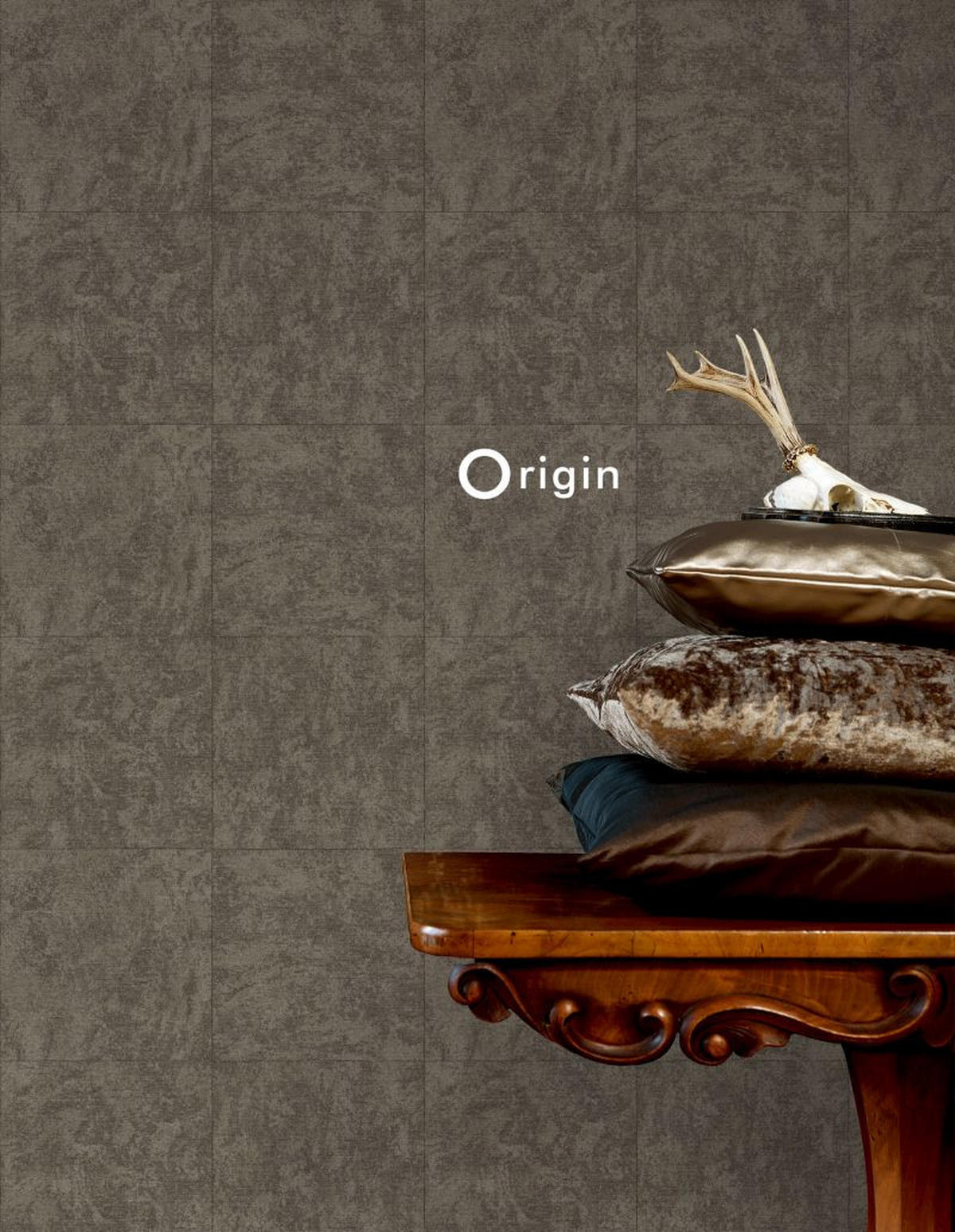 TAPETE Stein-Optik 53 cm x 10.05 m - Braun, Papier (53/1000cm) - Origin Wallcoverings