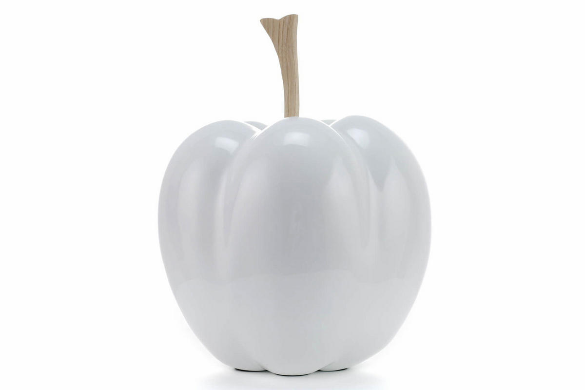 SKULPTUR Weiß 30/24 cm - Weiß, Stein (30/24/24cm) - KUNSTLOFT
