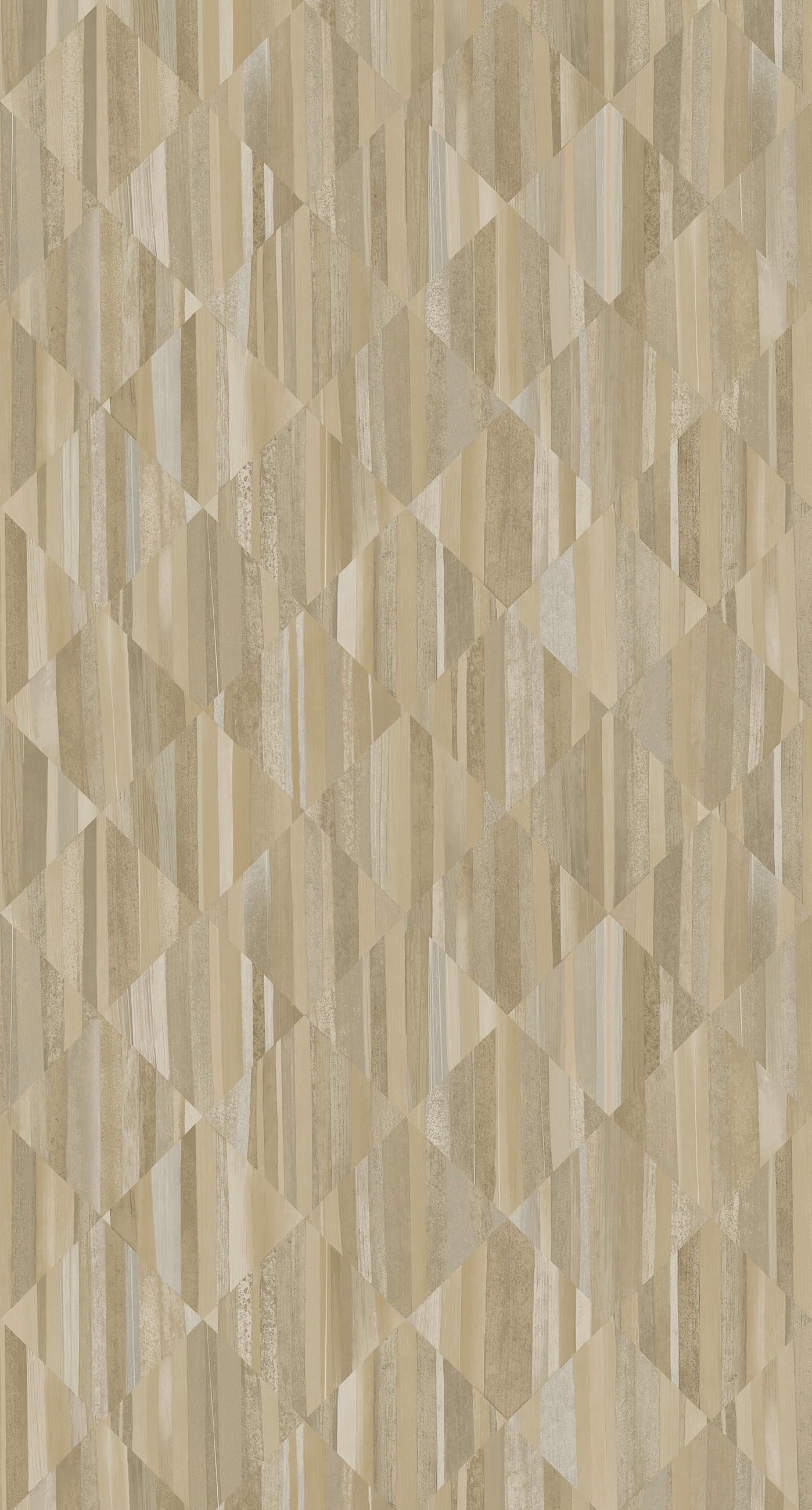 FOTOTAPETE 3D Holzoptik 150 x 279 cm - Beige, Papier (150/279cm) - Origin Wallcoverings