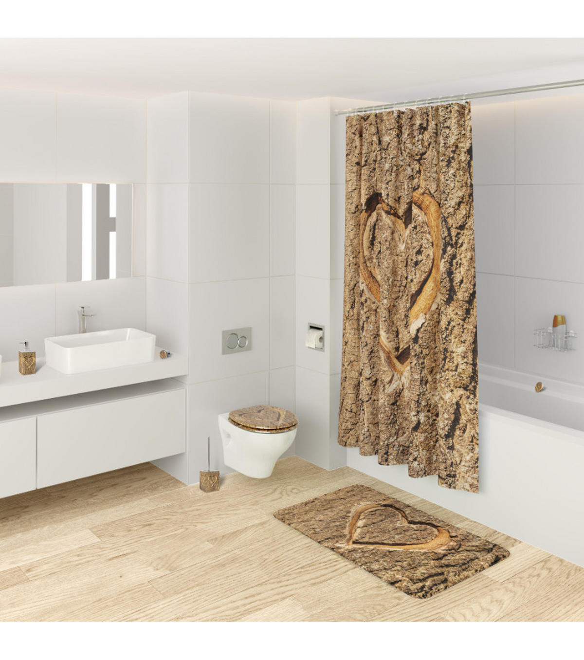 SEIFENSPENDER True Love - Braun, Kunststoff (8/16/8cm) - Sanilo