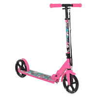 KINDERROLLER Monster klappbar rosa PU-Räder LED ABEC-7 Ständer bis 100 kg - Rosa, Metall (90/40/77cm)