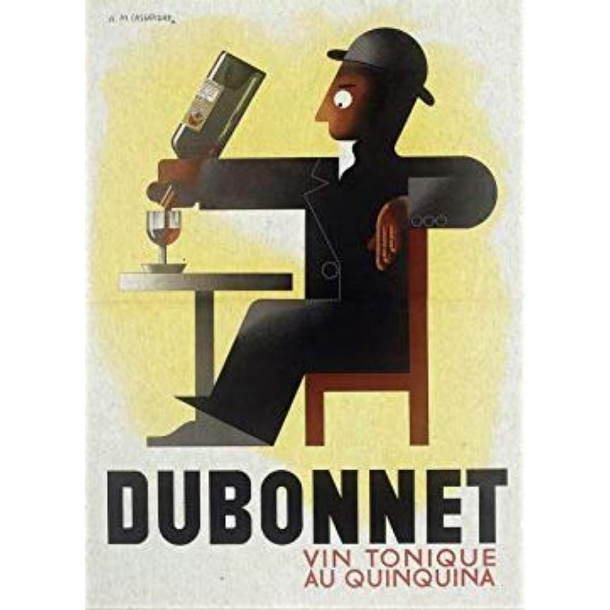POSTER Dubo Dubon Dubonnet 1932 A4 Rahmenlos - Klar, Papier (29.7/5/21cm) - Nacnic