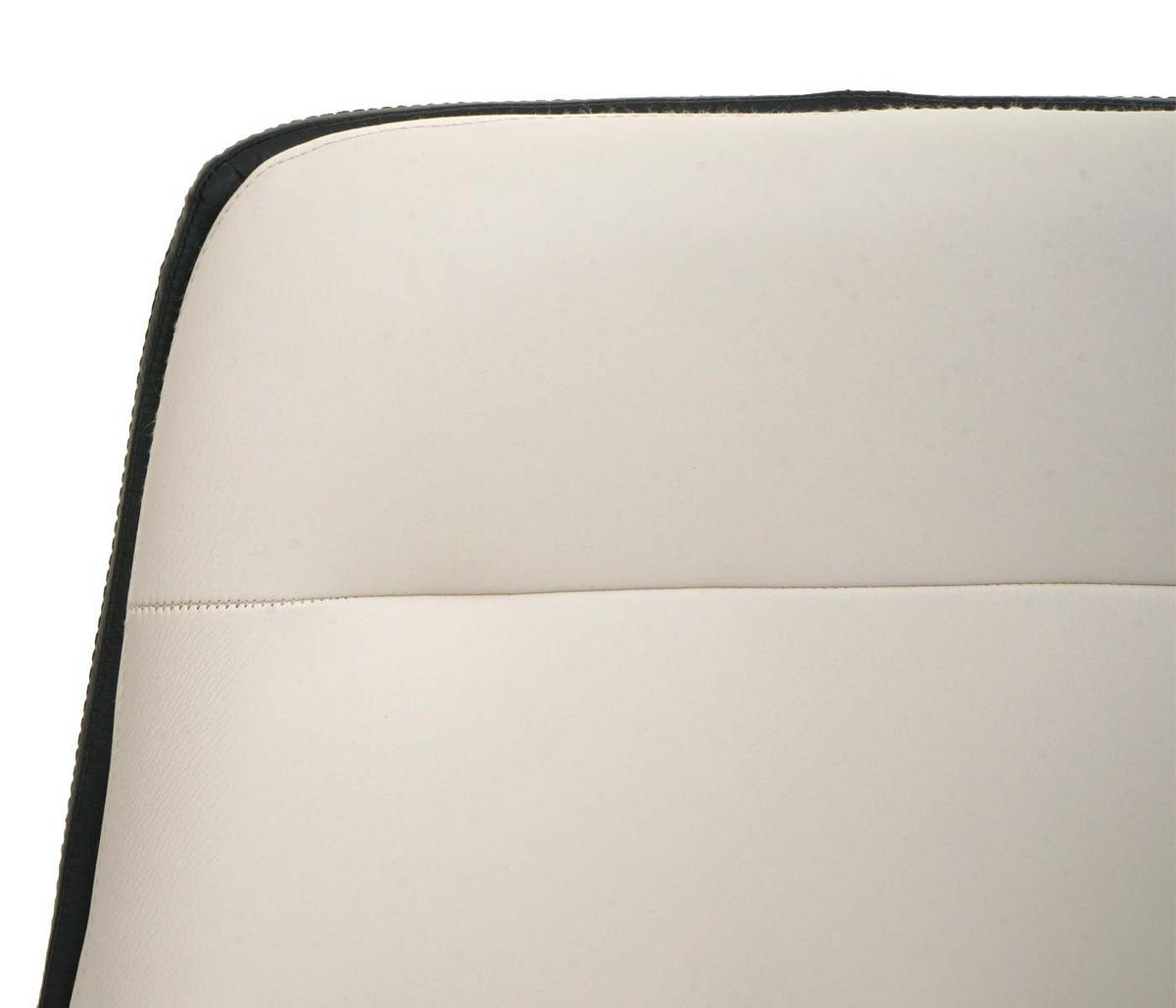 BARSKI STOLEC Krema bela - bela, tekstil (53/116/47cm) - MCW