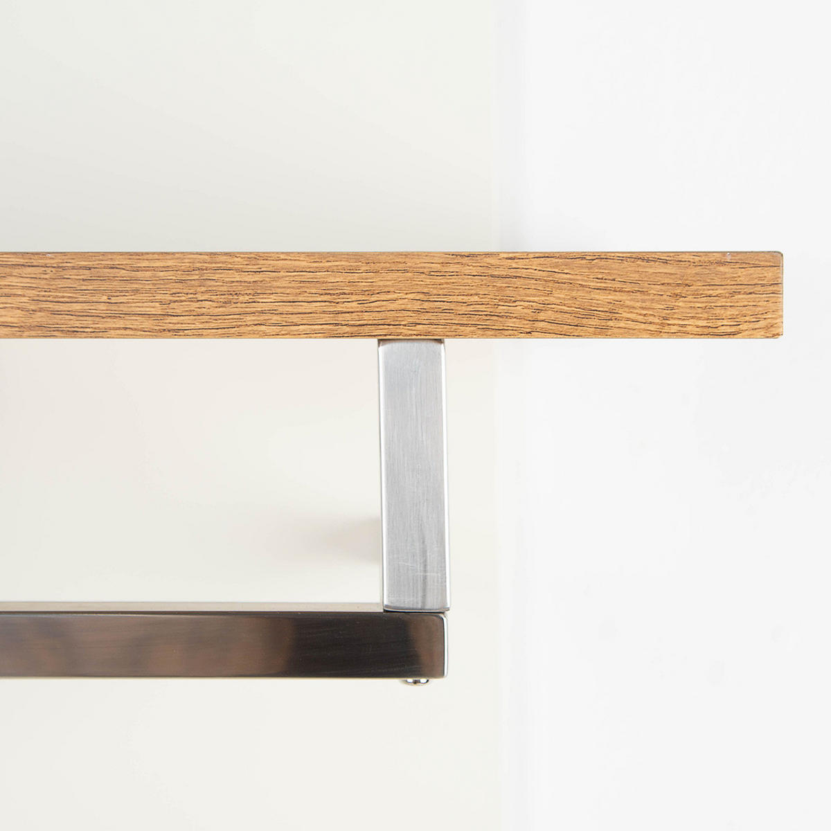 GARDEROBENPANEEL - Eichefarben/Weiß, Holzwerkstoff/Metall (91/135/27cm) - home24