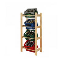 GETRÄNKEKISTENREGAL PINEPEAK 149x70x38,8cm für 4 Kisten Kiefernholz Natur - Naturfarben, Holz (70/149/39cm) - PROREGAL