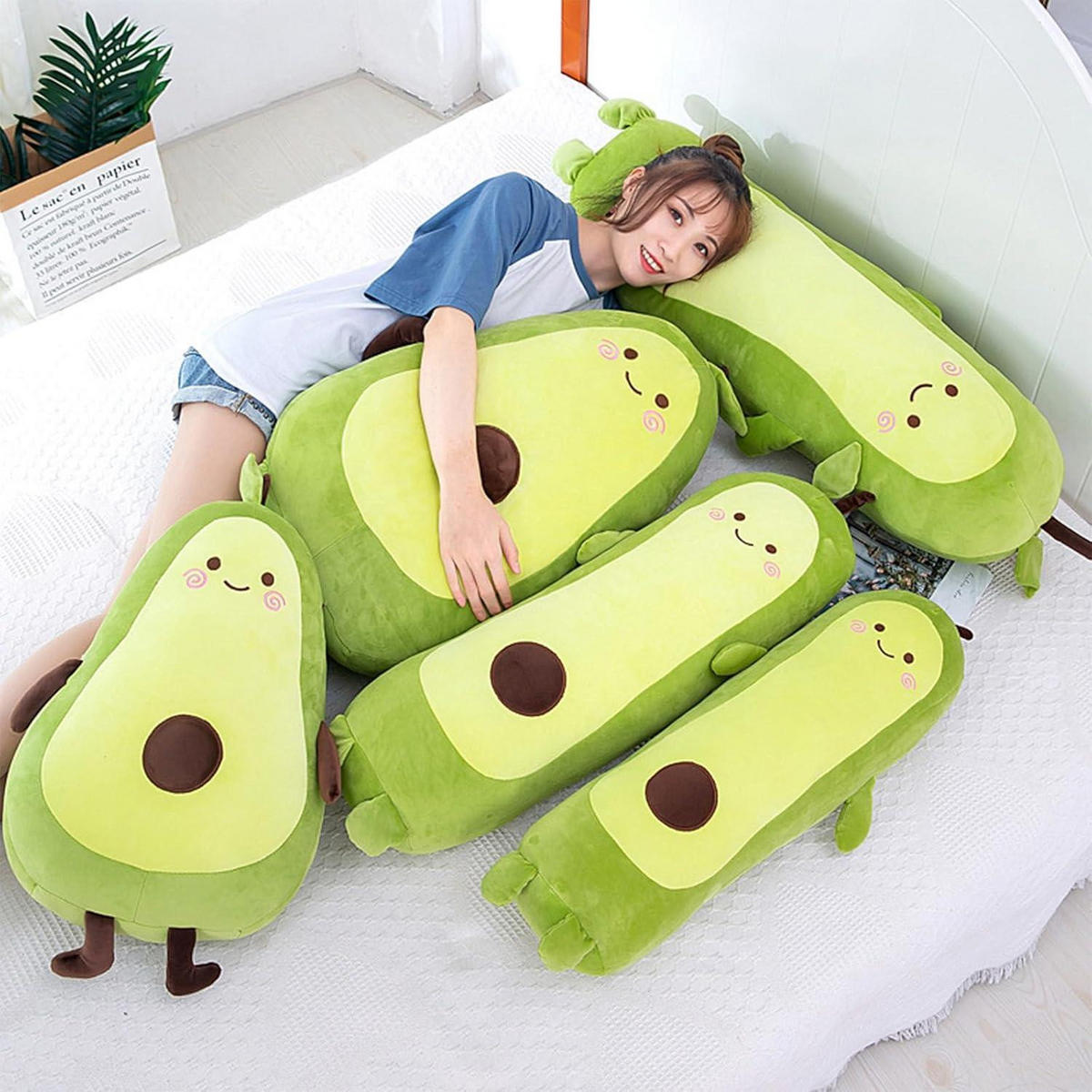 KUSCHELTIER Avocado 35 cm - Grün, Textil (15/35cm)