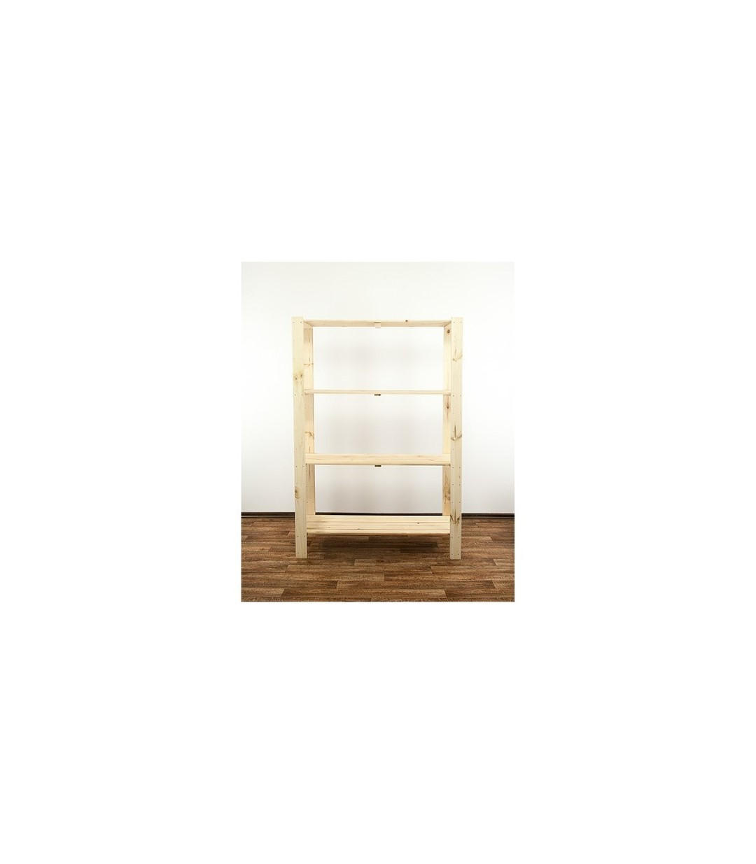 HOLZREGAL WOODLAND 166,4x120x50cm Fachlast 100kg 4 Fachboden Kiefernholz Natur - Naturfarben, Holz (120/166.4/50cm) - PROREGAL