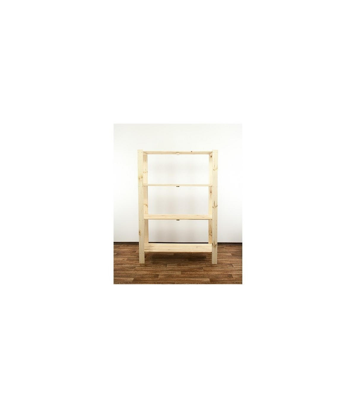 HOLZREGAL WOODLAND 166,4x120x50cm Fachlast 100kg 4 Fachboden Kiefernholz Natur - Naturfarben, Holz (120/166.4/50cm) - PROREGAL