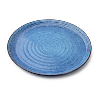 TELLER Basic Nature Blau 27.5/27.5/2.5 cm Keramik - Blau, Keramik (27.5cm) - Mondex