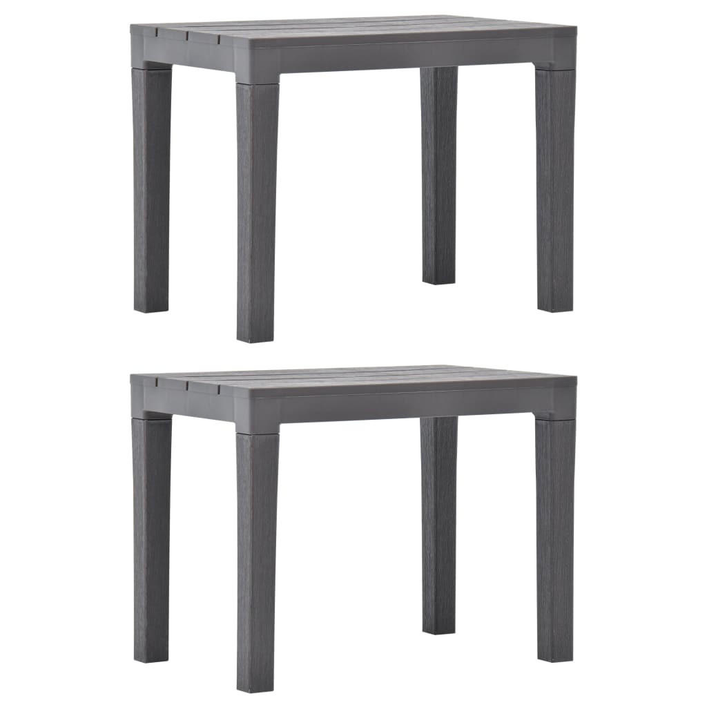 vidaXL Gartenbänke Mokka 60x45x38.5 cm