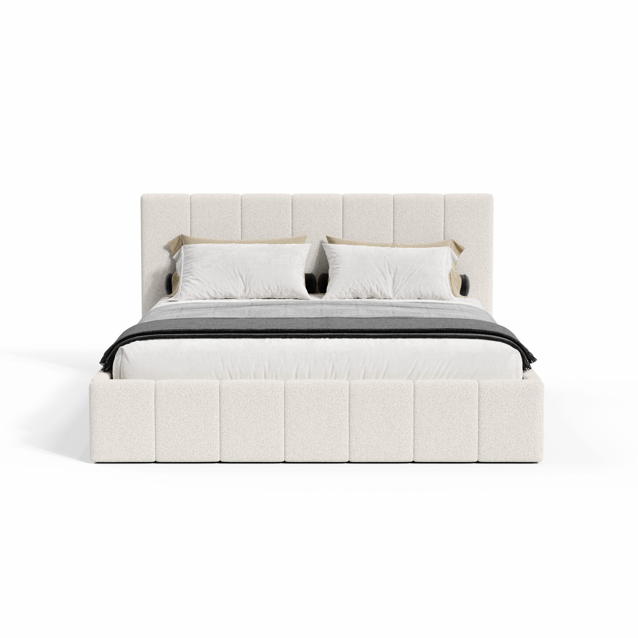 POLSTERBETT Malfo Slim 180x200 cm, Weiß - Weiß, Textil (180/200cm) - Fedve