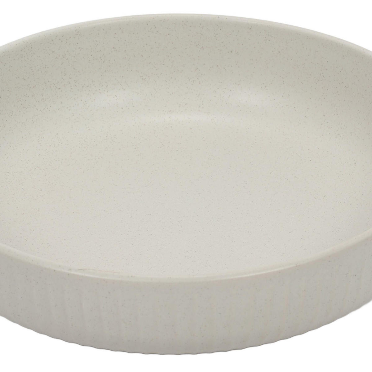 TELLER aus Steingut Grau 22/22/5 cm - Grau, Keramik (22cm) - Siaki