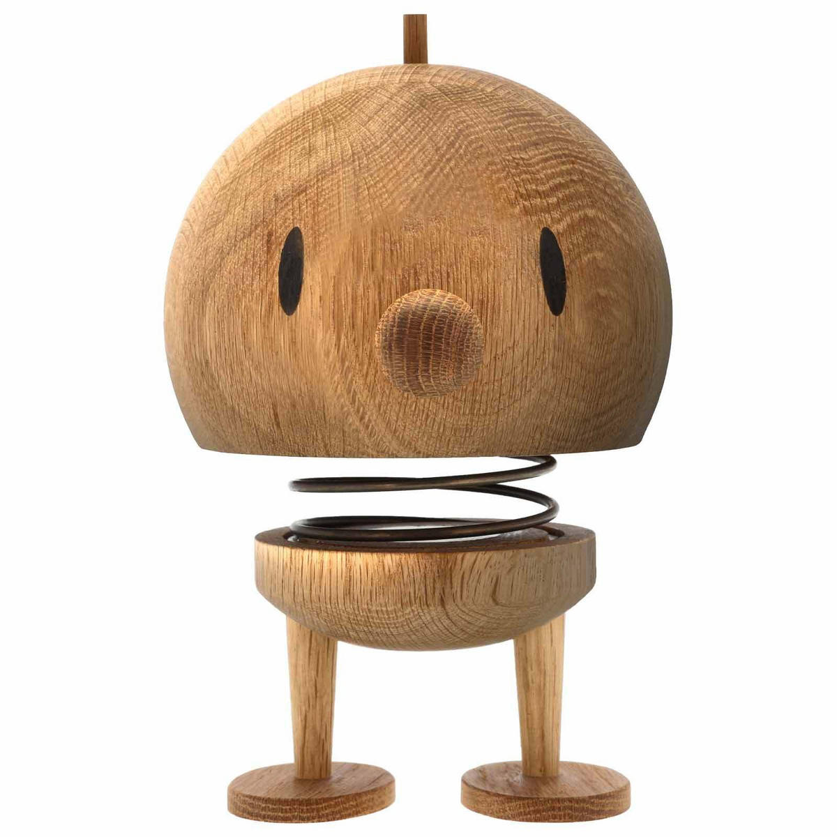 DEKOFIGUR OAK Bumble XL eiche 23 cm - Eichefarben, Holz (15/23/15cm) - Hoptimist