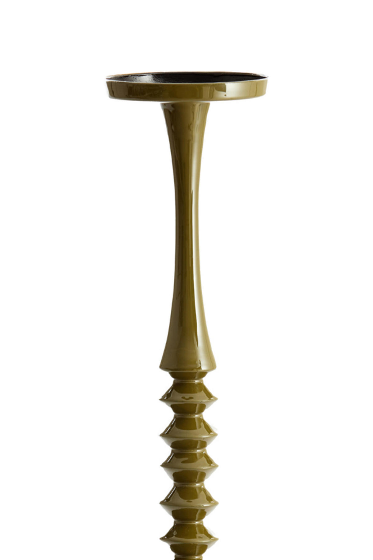 KERZENSTÄNDER MISTRY - Grün - Ø11x51cm - Grün, Metall (11/51/11cm) - Light & Living