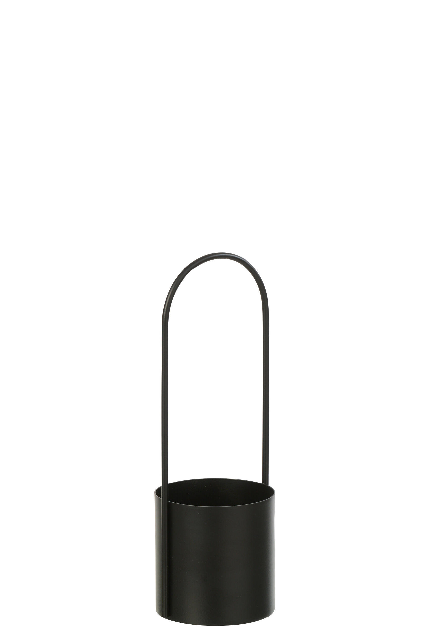 J-Line Blumentopf Schwarz 30 cm