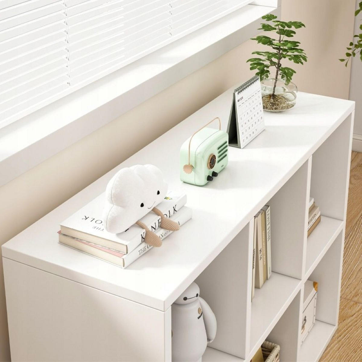 BÜCHERREGAL, weiß 90/60/30 cm - Weiß, Holzwerkstoff (90/60/30cm)