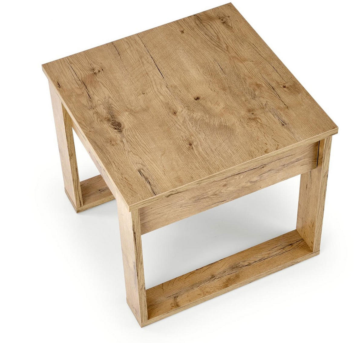 COUCHTISCH Nea Eiche Wotan 60 / 60 / 52cm - Eichefarben, Holz/Holzwerkstoff (60/60/52cm) - Feldmann-Wohnen
