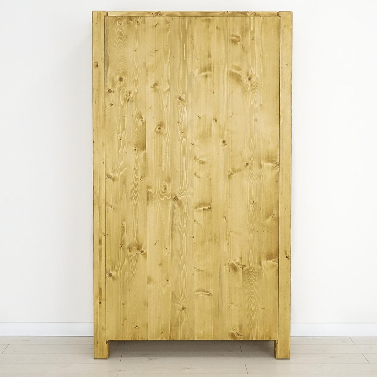 VITRINE aus Massivholz Sara - Honig, Holz (110/195/40cm) - Seart