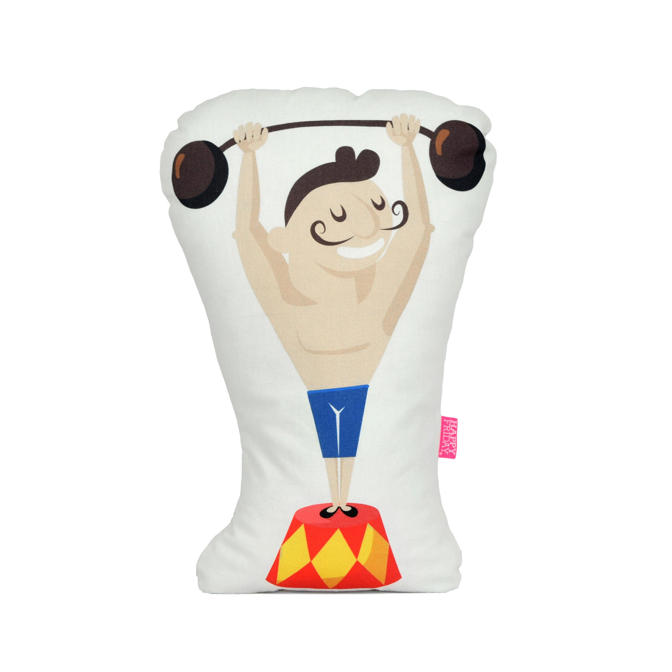 KISSEN fun circus 40x30 cm mehrfarbig - Multicolor, Textil (40/30cm) - Happy Friday