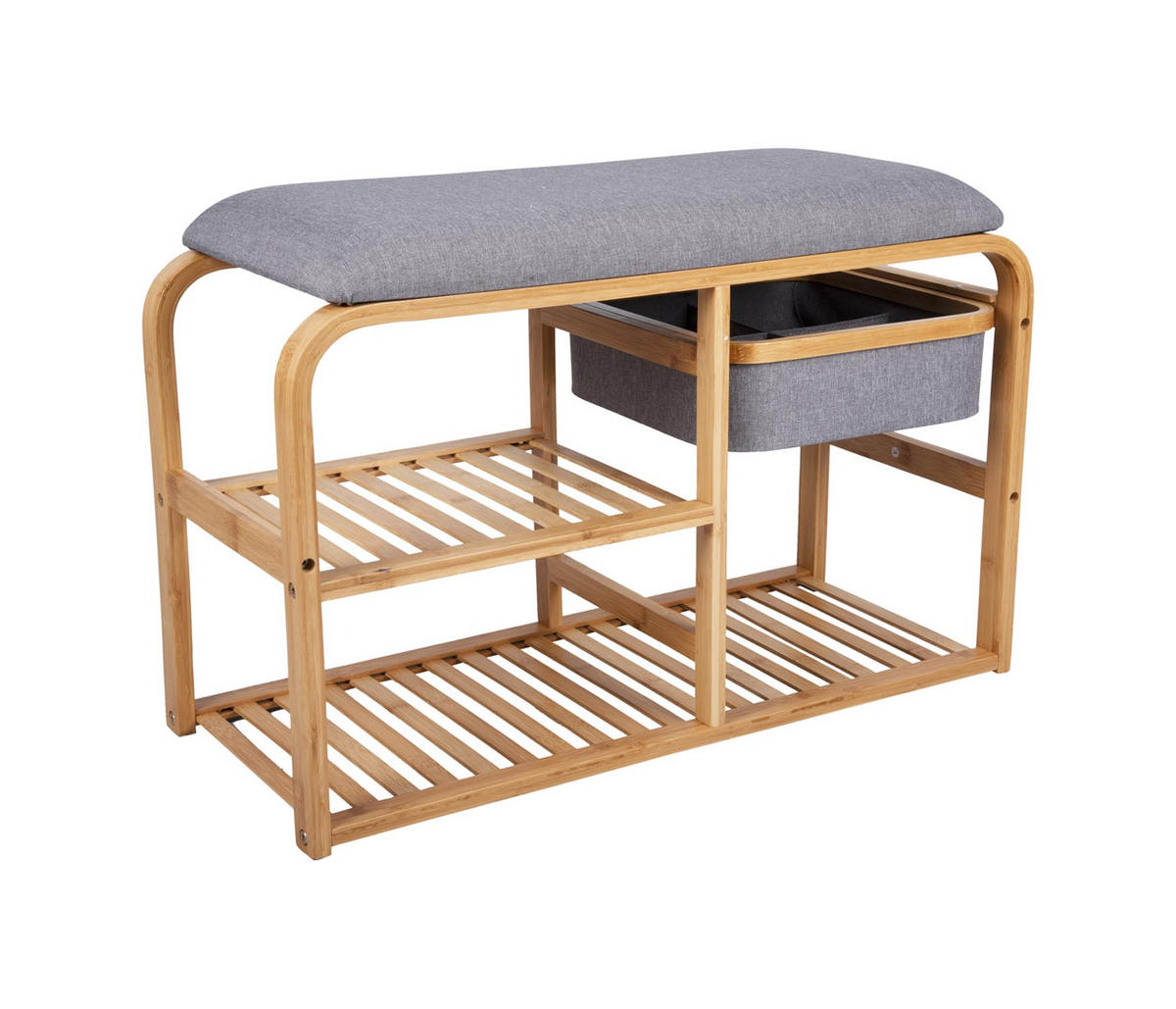 BANK Dure Braun 69.5/30/45 cm - Braun, Holz (30/45/69.5cm) - Leitmotiv