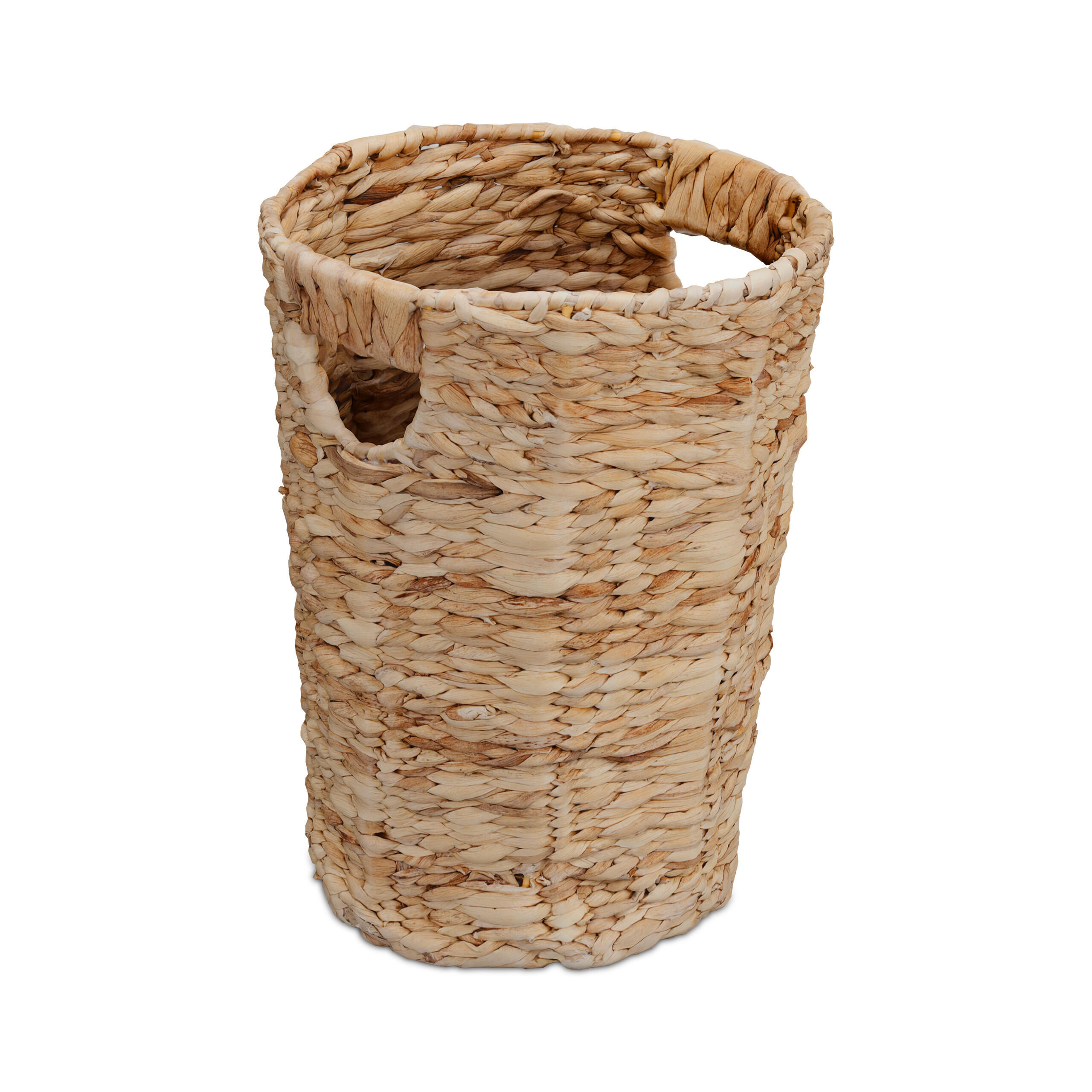 PAPIERKORB - Hellbraun, Textil/Metall (25/32/25cm) - Relaxdays