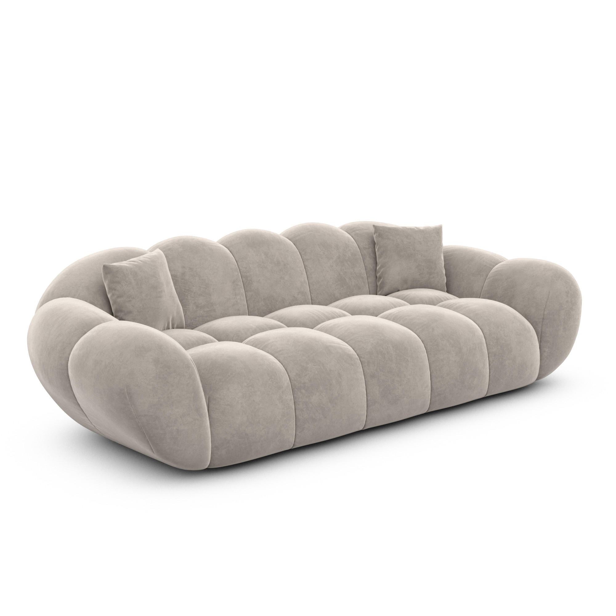 Varoyal 3-Sitzer-Sofa Sand 233x70x93 cm