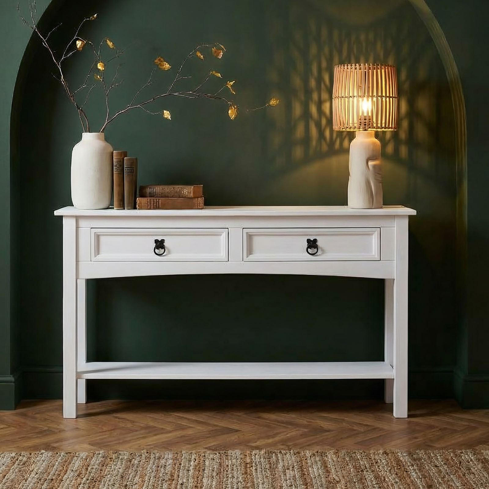 KONSOLENTISCH RURAL - Weiß, Holz (32/88/73cm) - CARO-Möbel