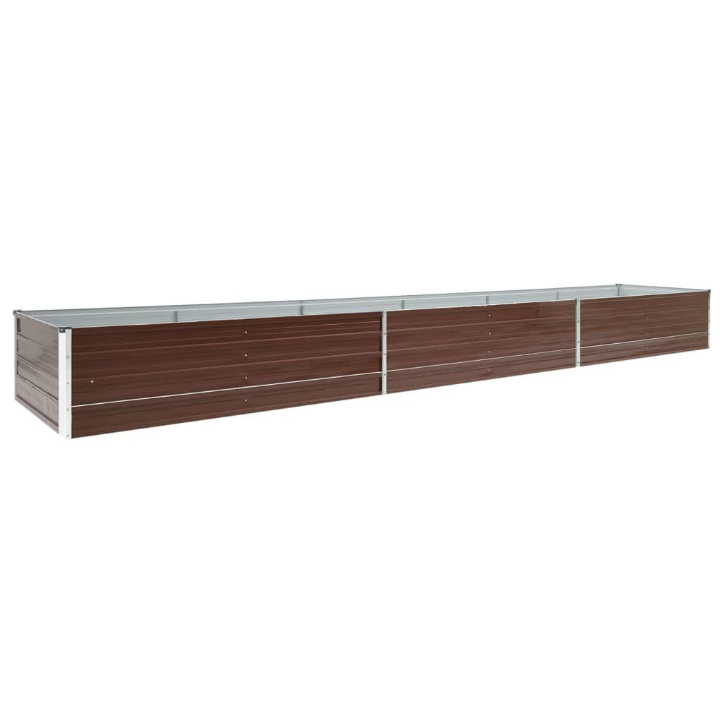 vidaXL Hochbeet Braun 80x45x480 cm