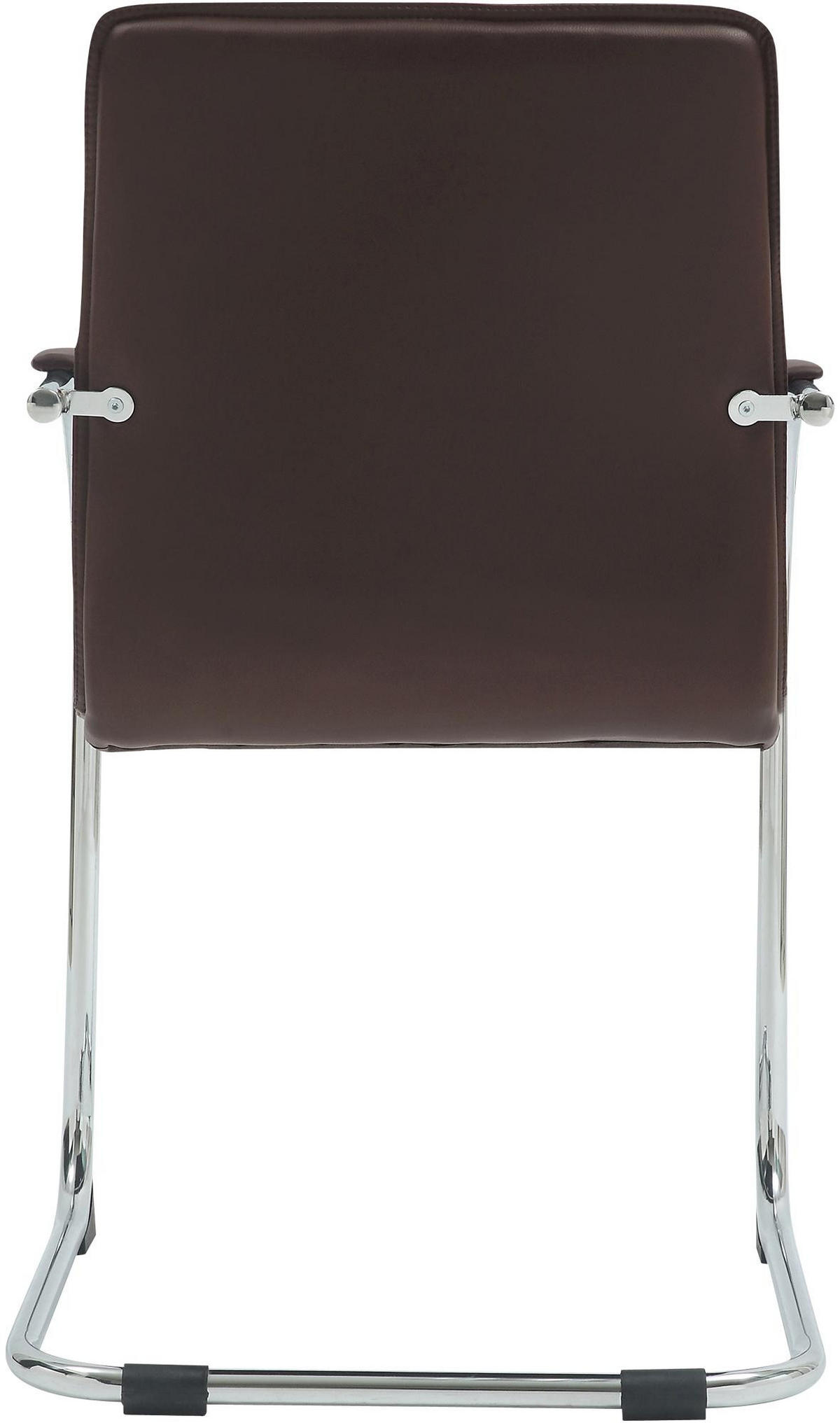 SCHWINGSTUHL 2er Set Lederlook braun - Braun, Textil/Metall (56/95/60cm) - CLP