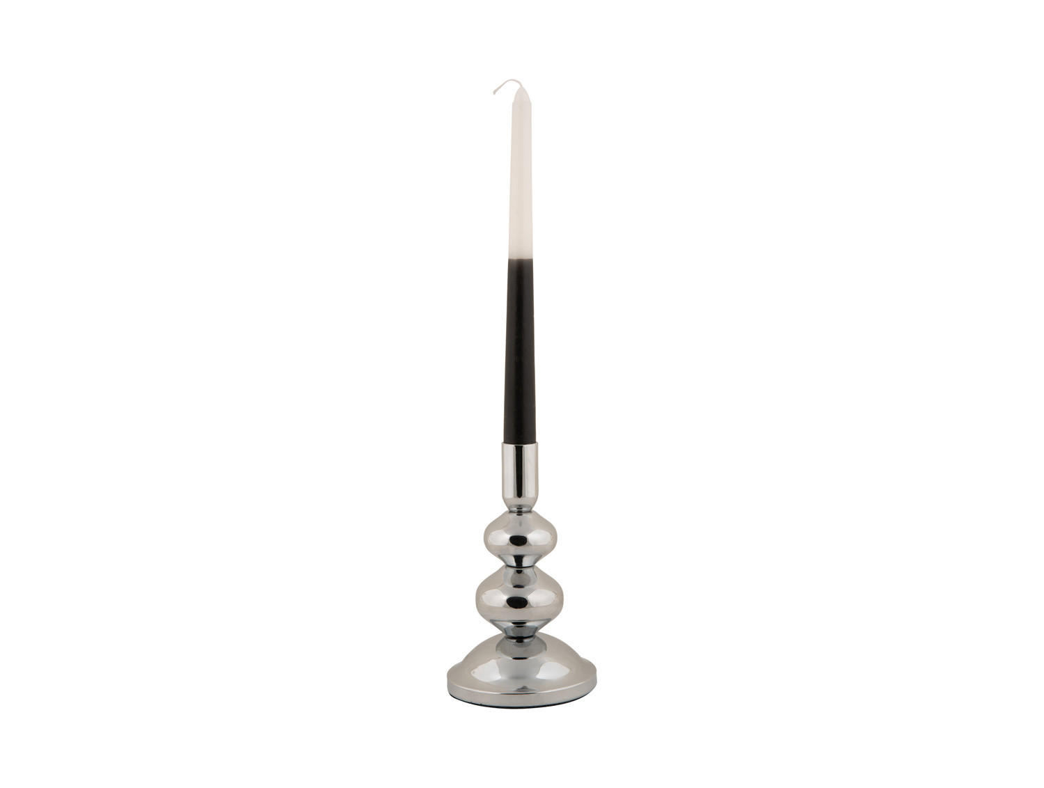 KERZENHALTER Dazzle 16,7 cm - Silberfarben, Metall (10/16.7/10cm)
