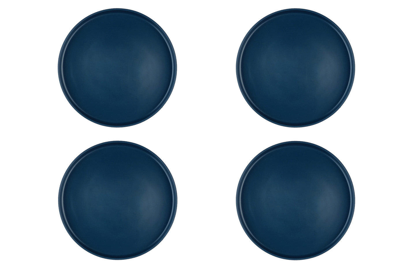 TELLER Scandi Ø27,5cm - 4er-Set - Marineblau - Blau, Keramik (27.5cm) - Björn