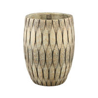 TOPF Joedi Taupe 30/30/41cm - Taupe, Stein (41cm) - PTMD Collection