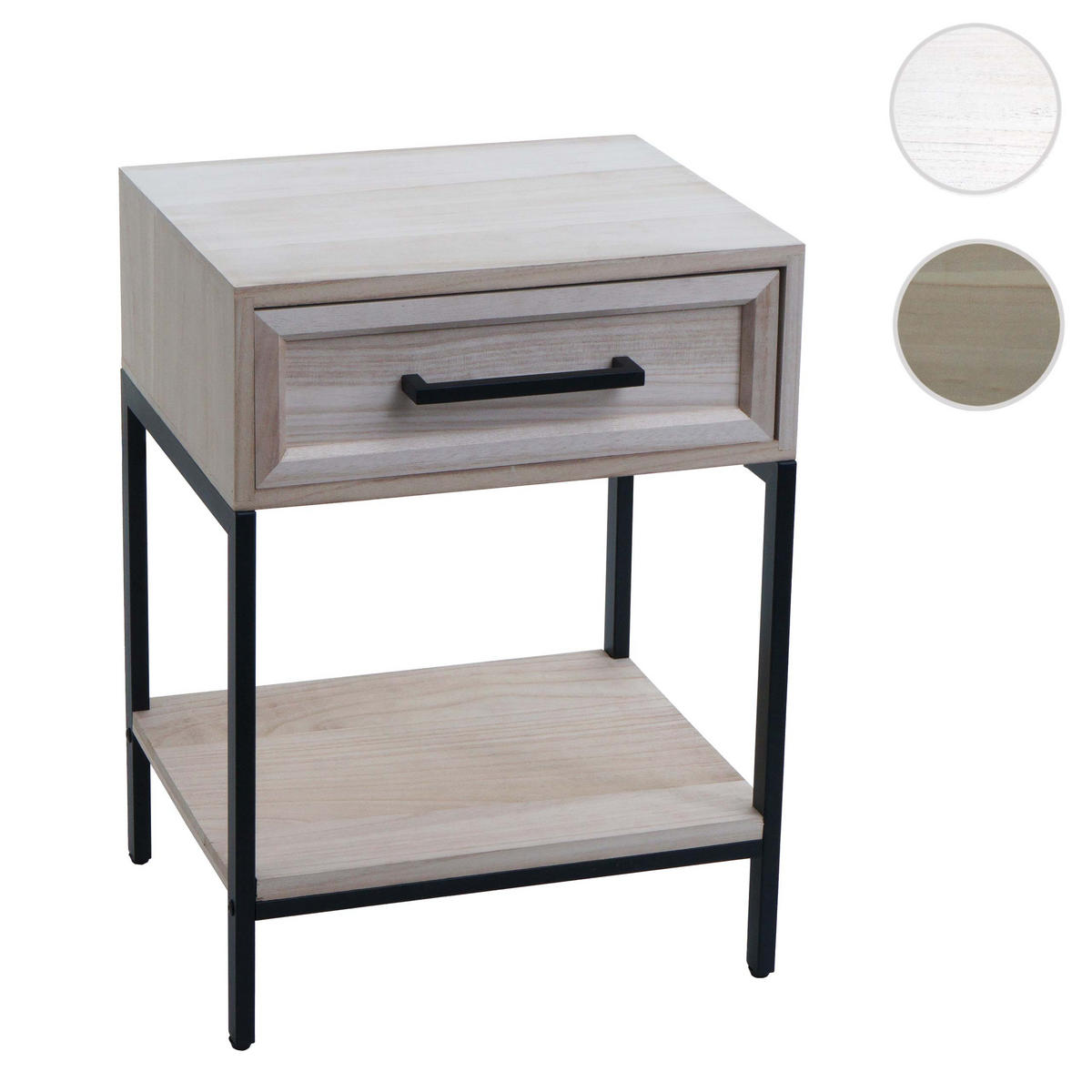 NACHTTISCH rechteckig Braun - Braun, Holz (43/59/36cm) - MCW